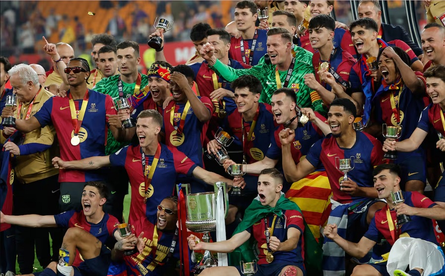 L&yacute; do Barcelona nhận số tiền thưởng khi&ecirc;m tốn khi v&ocirc; địch C&uacute;p Nh&agrave; vua