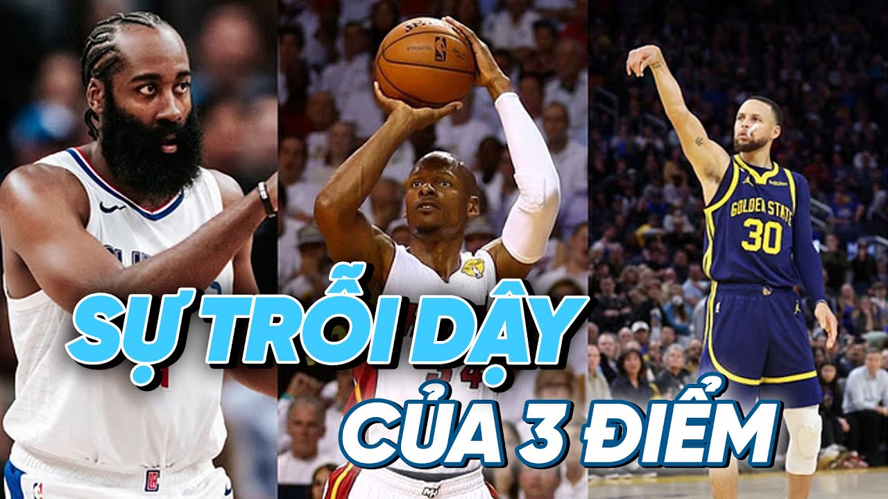 Sự trỗi dậy của ném 3 điểm tại NBA: Có bao giờ là quá nhiều?