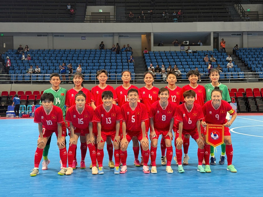 Lịch thi đấu của futsal nữ Việt Nam tại futsal châu Á 2025