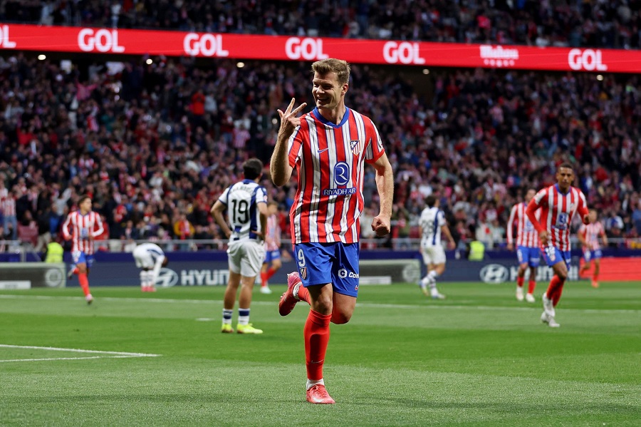 Tiền đạo của Atletico Madrid lập hat-trick nhanh nhất lịch sử La Liga
