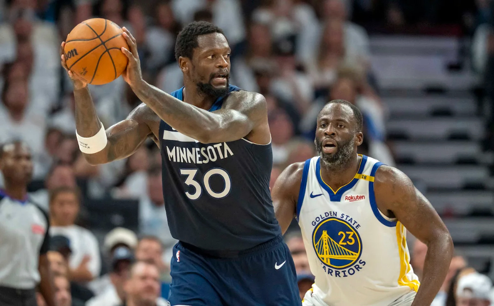 Stephen Curry kh&ocirc;ng kịp ra s&acirc;n, Golden State Warriors bị Timberwolves loại khỏi NBA Playoffs 2025