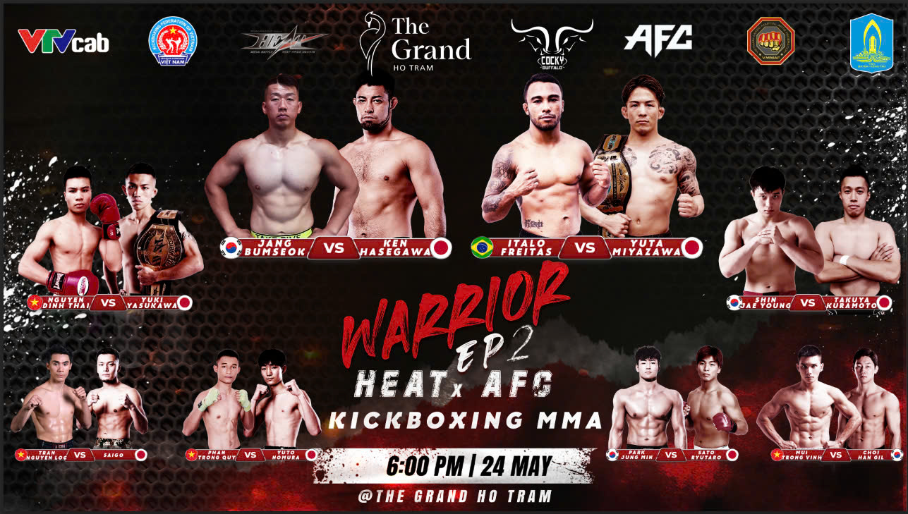 Học trò Duy Nhất và "Zombie Hàn Quốc" chạm trán tại Heat x AFC Warriors MMA