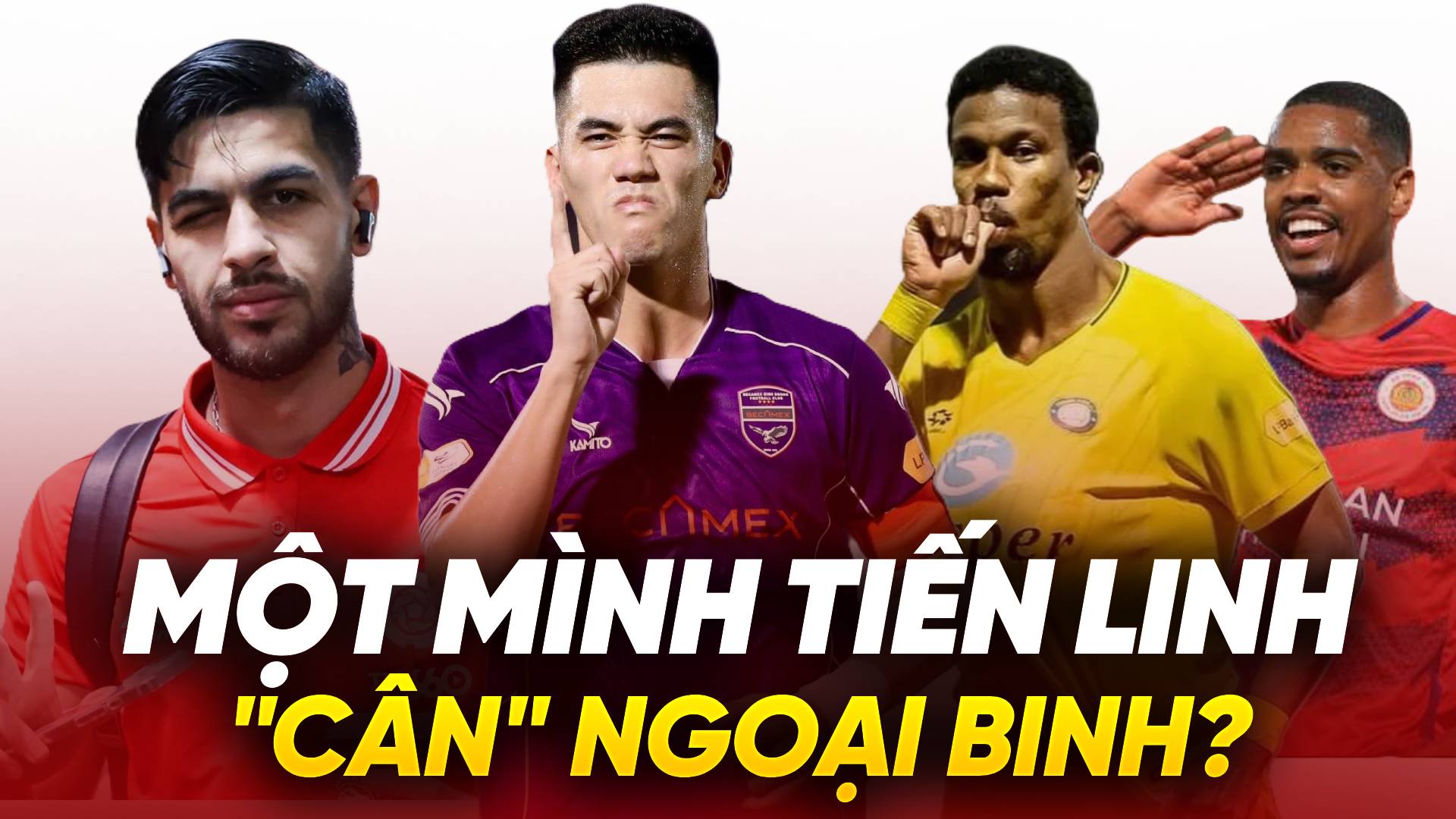 Đua Vua phá lưới V.League 2025: Một mình Tiến Linh “cân” các ngoại binh?
