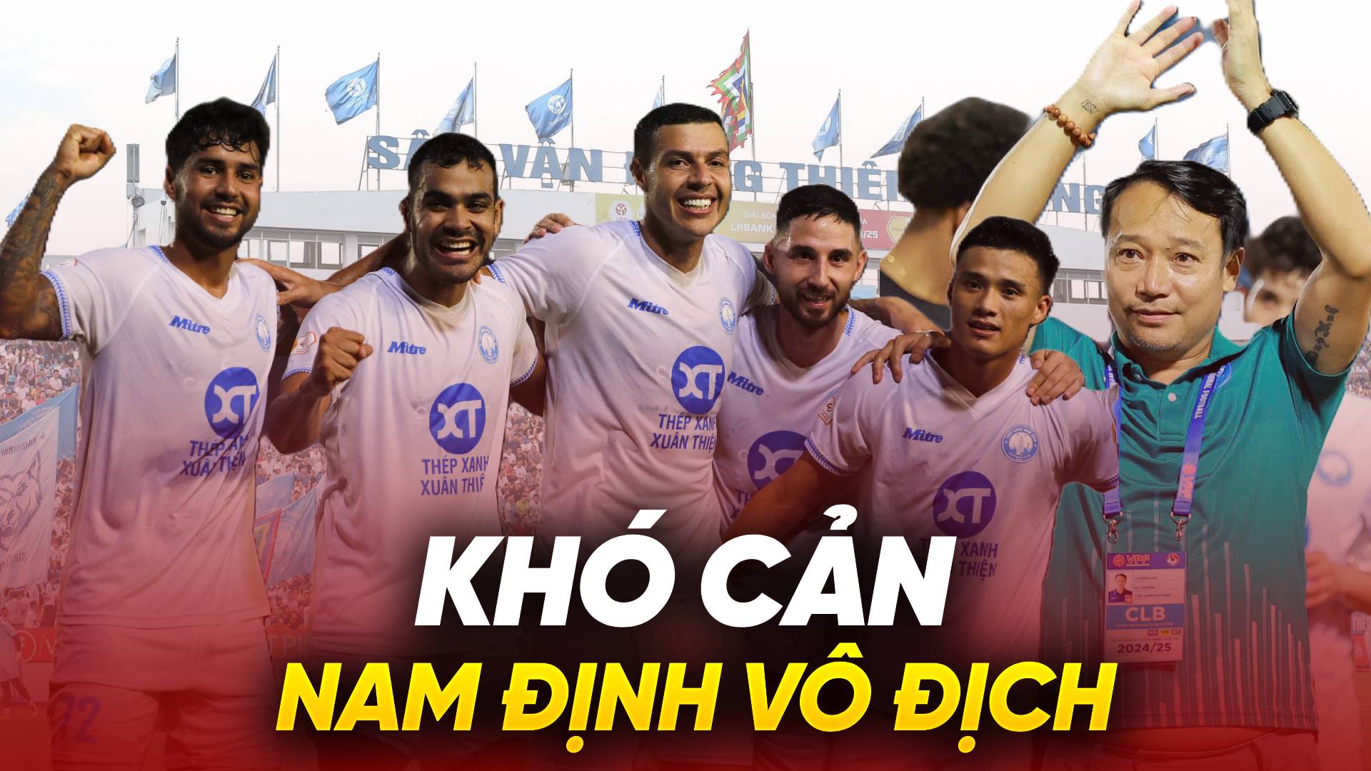 Khó cản Nam Định vô địch V.League 2025