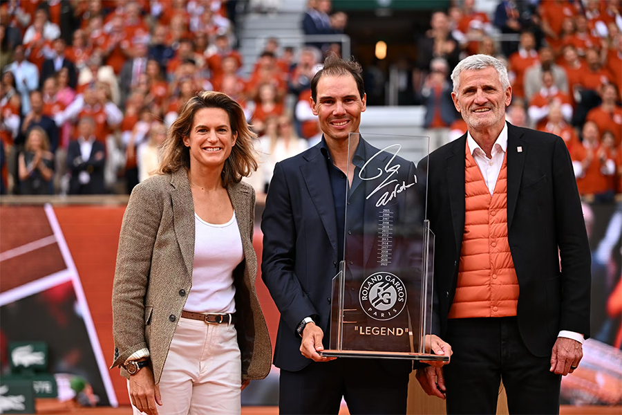 Roland Garros tổ chức lễ vinh danh Rafael Nadal đầy trang trọng