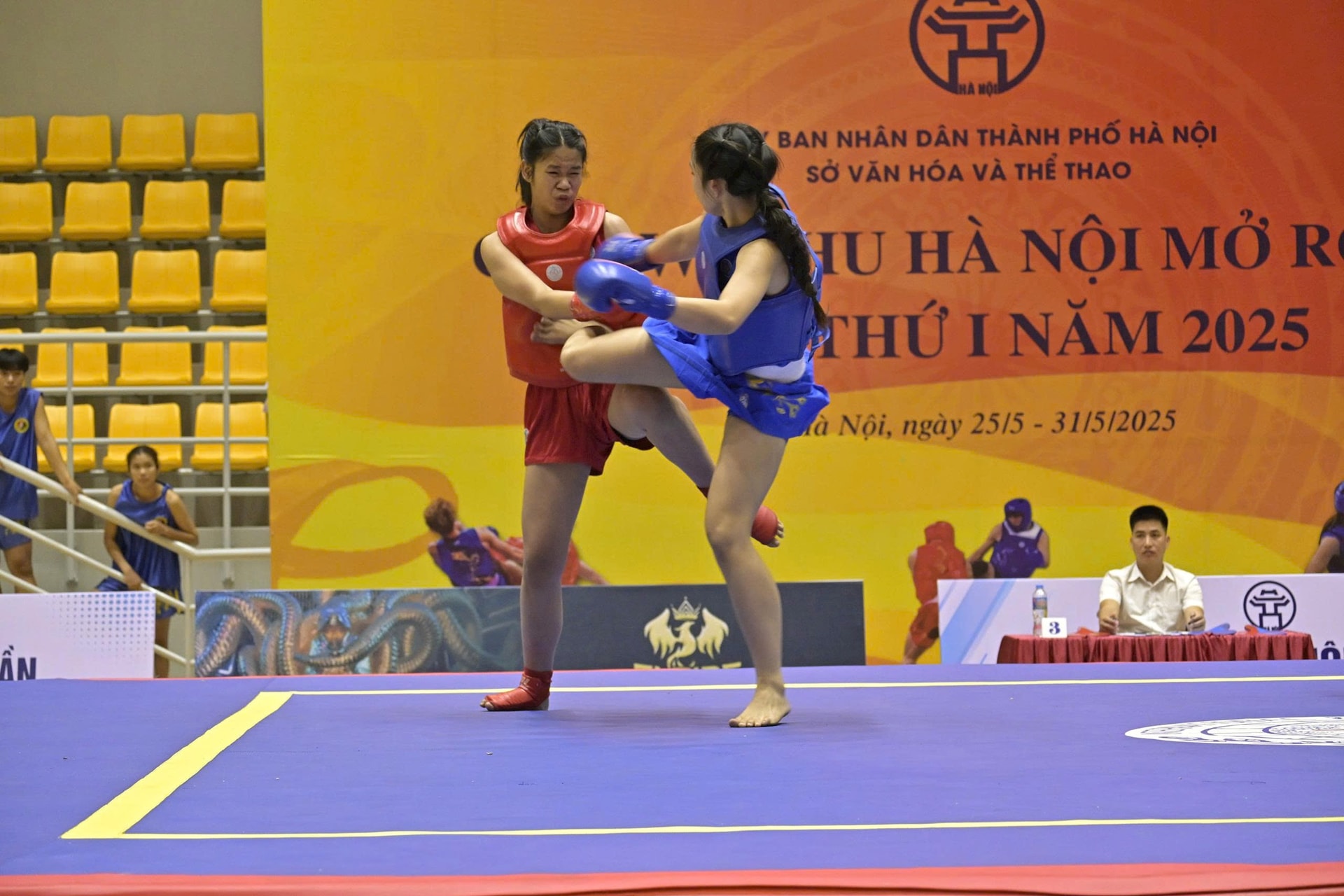 Giải Wushu Hà Nội mở rộng 2025 hạ màn với loạt trận tranh tài hấp dẫn