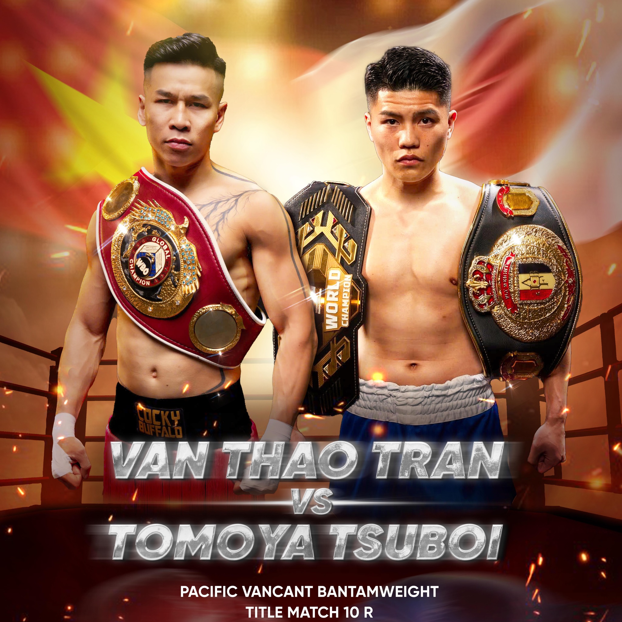 Trần Văn Thảo sang Nhật Bản chuẩn bị tranh đai Boxing Châu Á - Thái Bình Dương