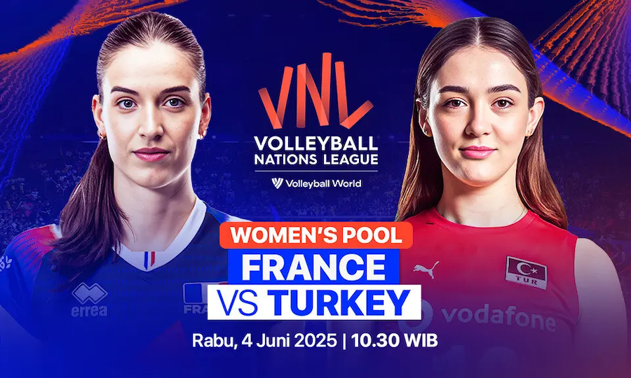 Link trực tiếp giải bóng chuyền VNL 2025 hôm nay: Pháp vs Thổ Nhĩ Kỳ