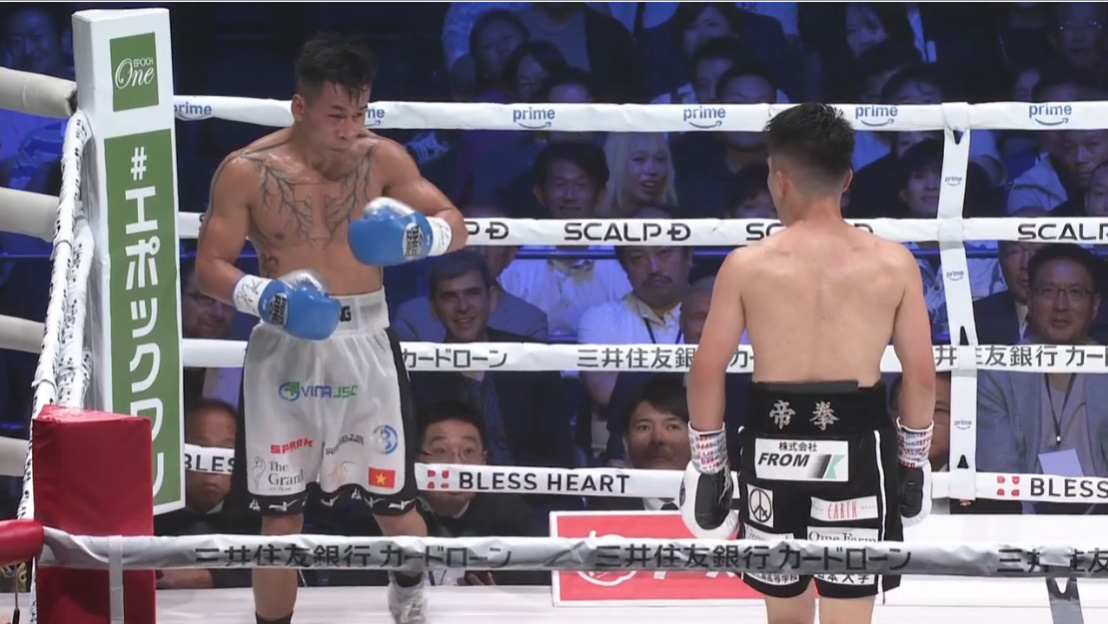 Trần Văn Thảo dừng bước trước cựu VĐTG người Nhật ở trận tranh đai Boxing nhà nghề