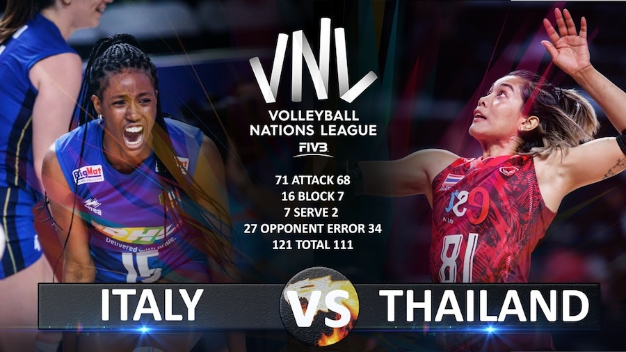 Link trực tiếp giải bóng chuyền VNL 2025 hôm nay: Thái Lan vs Ý