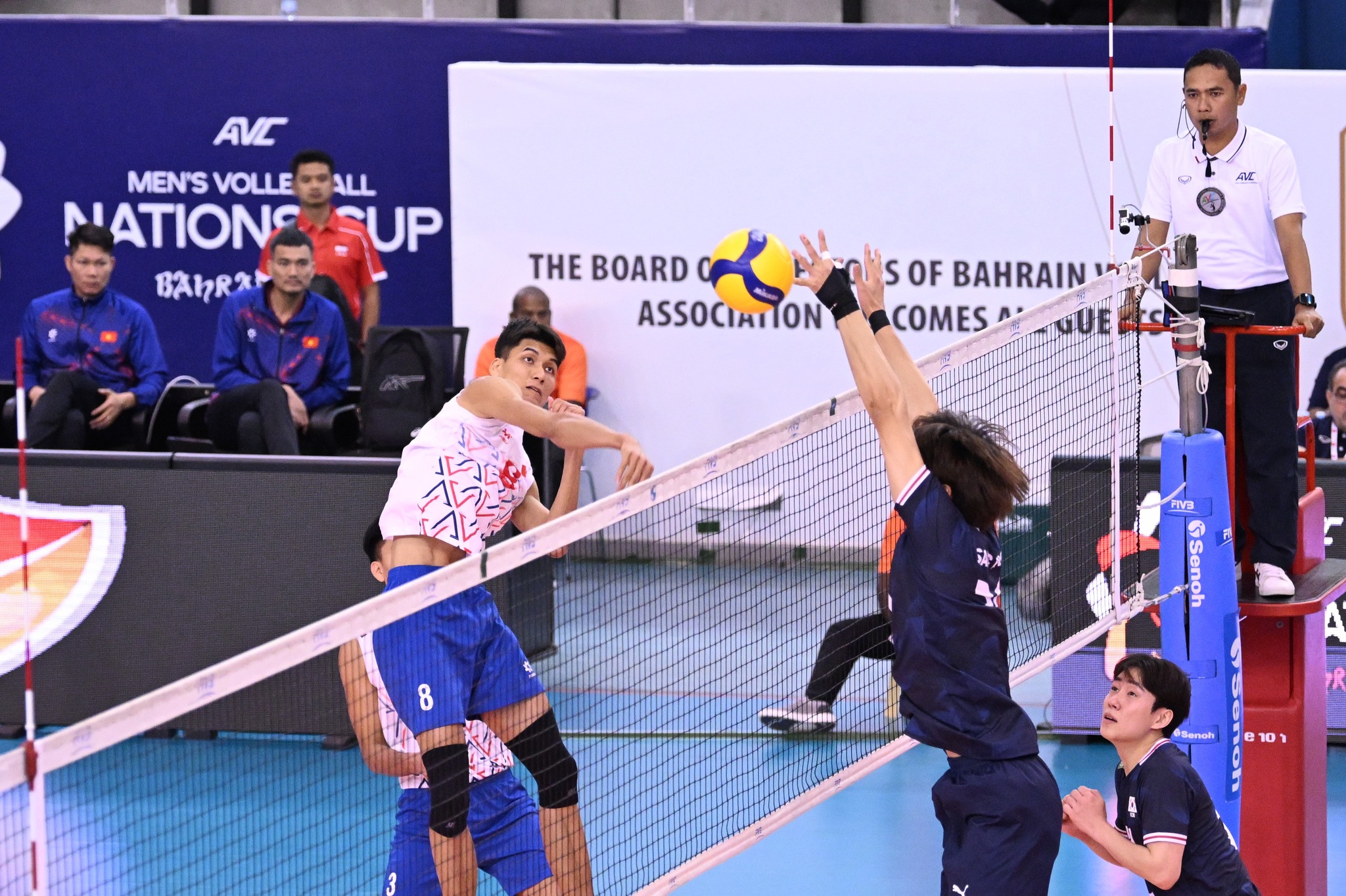 Lịch thi đấu tứ kết bóng chuyền nam AVC Nations Cup 2025