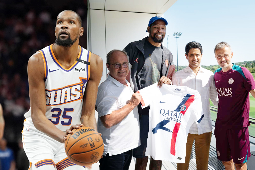 Chuyển nhượng NBA: Giữa bão tin đồn, Kevin Durant có động thái bất ngờ với… CLB bóng đá PSG?