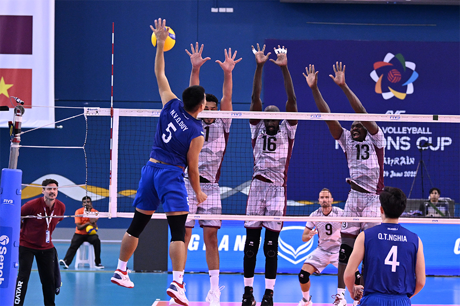 Bóng chuyền Việt Nam suýt tạo địa chấn trước Qatar ở tứ kết AVC Nations Cup