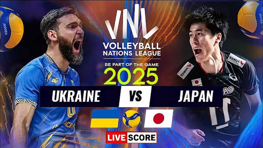 Link trực tiếp giải bóng chuyền VNL 2025 hôm nay: Nhật Bản vs Ukraine