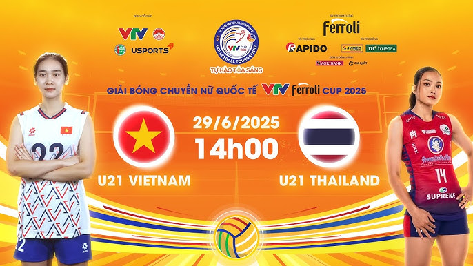 Link trực tiếp b&oacute;ng chuyền VTV Cup h&ocirc;m nay 29/6: U21 Việt Nam vs U21 Th&aacute;i Lan