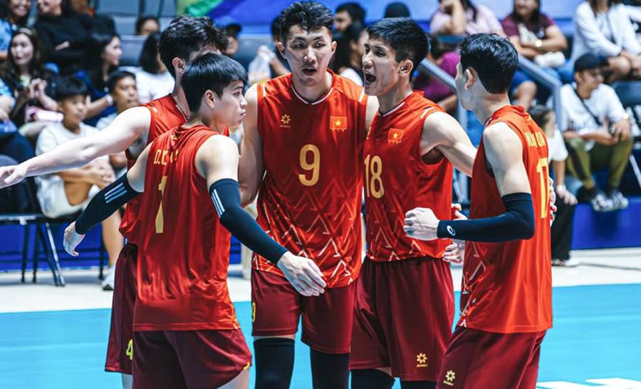 Bóng chuyền nam Việt Nam khởi đầu thuận lợi ở chặng 2 SEA V.League