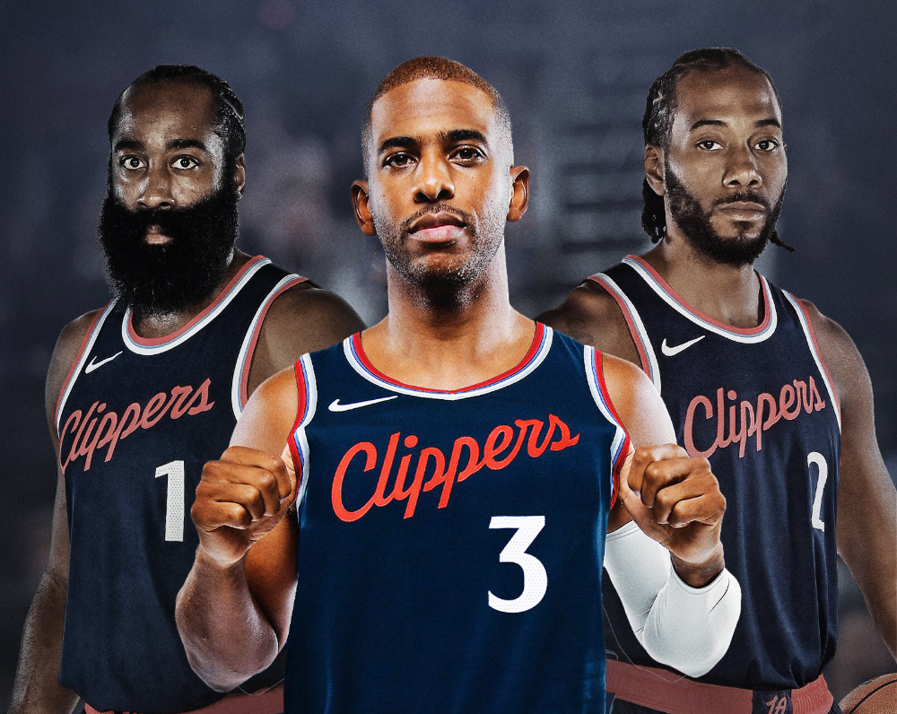 Chris Paul trở lại m&aacute;i nh&agrave; xưa LA Clippers, đội b&oacute;ng của Harden v&agrave; Leonard tăng chiều s&acirc;u đ&aacute;ng kể