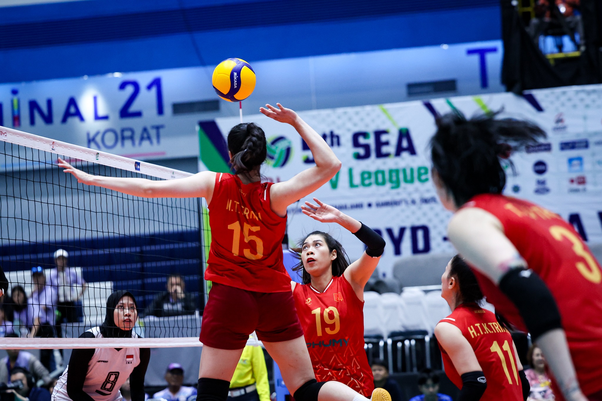 Lịch thi đấu bóng chuyền nữ SEA V.League ngày 2/8: Tâm điểm Việt Nam vs Philippines
