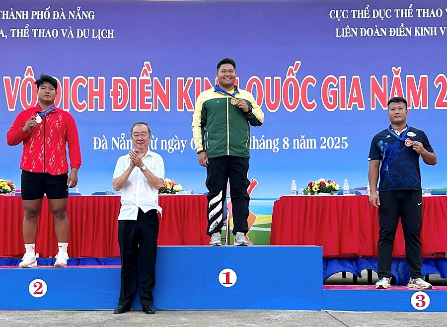 Bảng tổng sắp huy chương giải Vô địch Điền kinh quốc gia 2025 Bảng tổng sắp huy chương giải Vô địch Điền kinh quốc gia 2025
