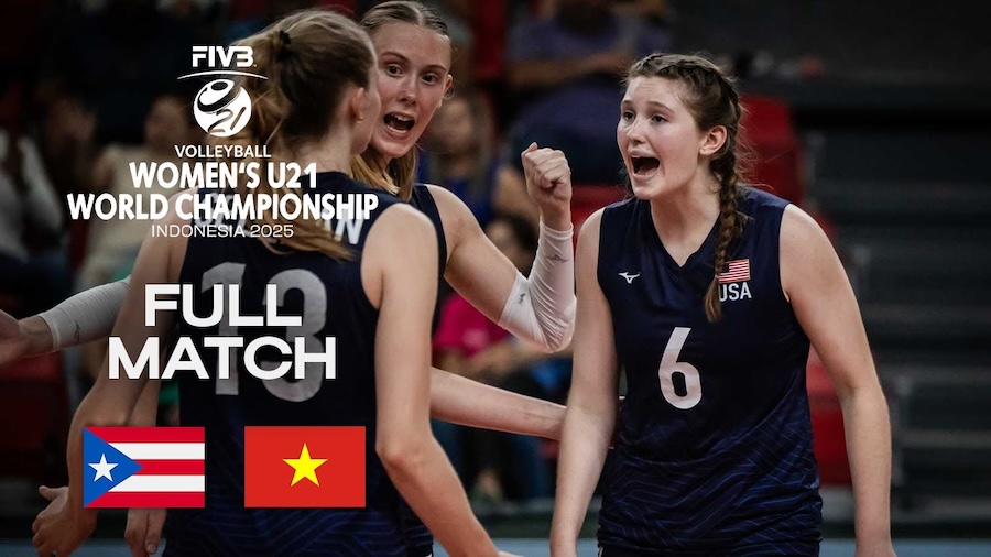 Link trực tiếp giải bóng chuyền U21 vô địch thế giới hôm nay: Việt Nam vs Puerto Rico