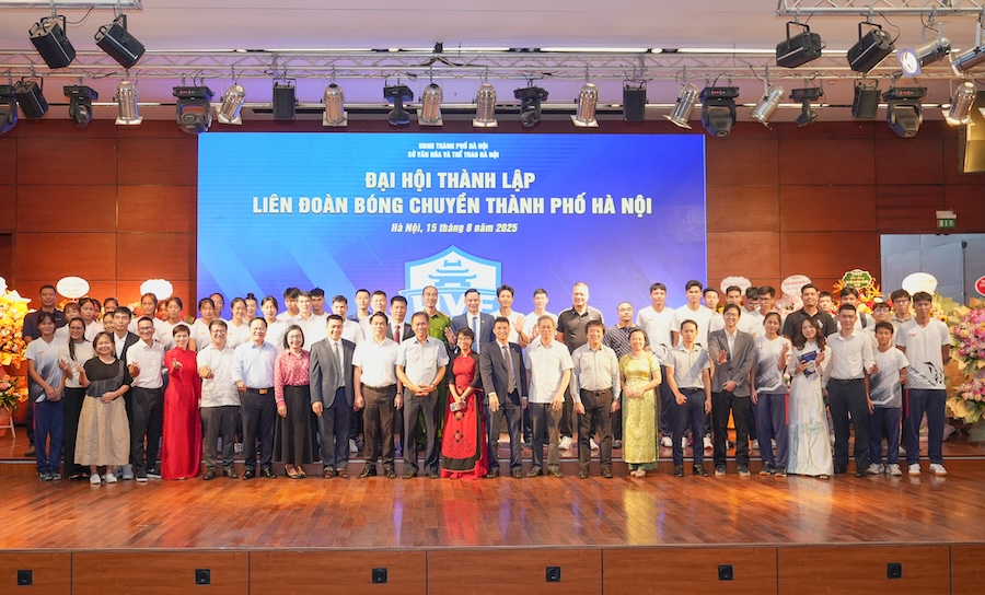 Đại hội thành lập Liên đoàn bóng chuyền Hà Nội: Bước chuyển mình cho bóng chuyền Thủ đô Đại hội thành lập Liên đoàn bóng chuyền Hà Nội: Bước chuyển mình cho bóng chuyền Thủ đô