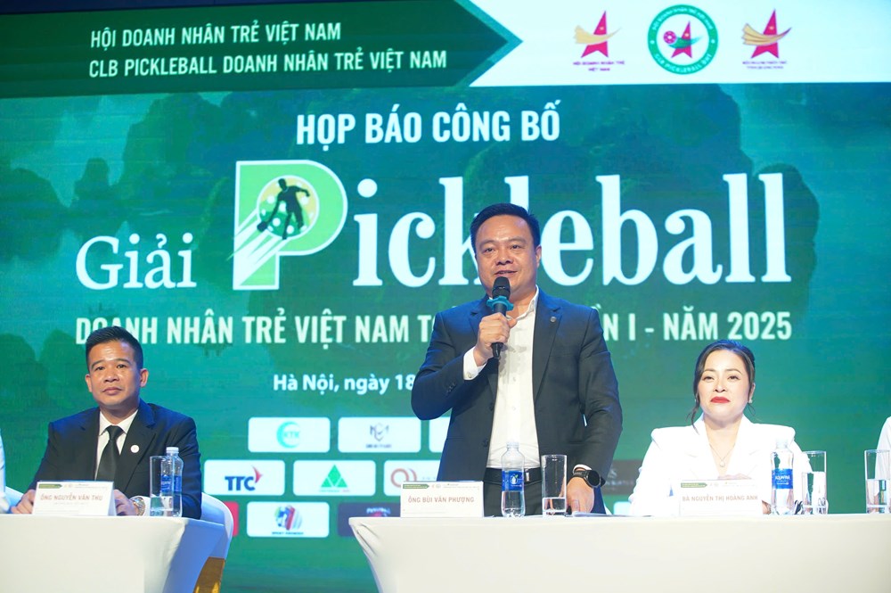 Giải Pickleball Doanh nhân trẻ Việt Nam toàn quốc lần I – 2025: Sân chơi mới cho cộng đồng doanh nhân