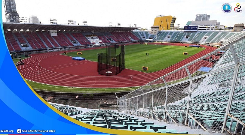 Th&aacute;i Lan chuẩn bị s&acirc;n đấu đẹp long lanh cho m&ocirc;n Điền kinh SEA Games 33