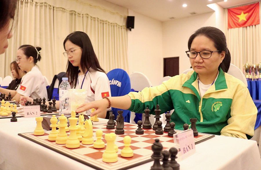 Các kỳ thủ hàng đầu so tài ở giải Cờ vua xuất sắc quốc gia 2025