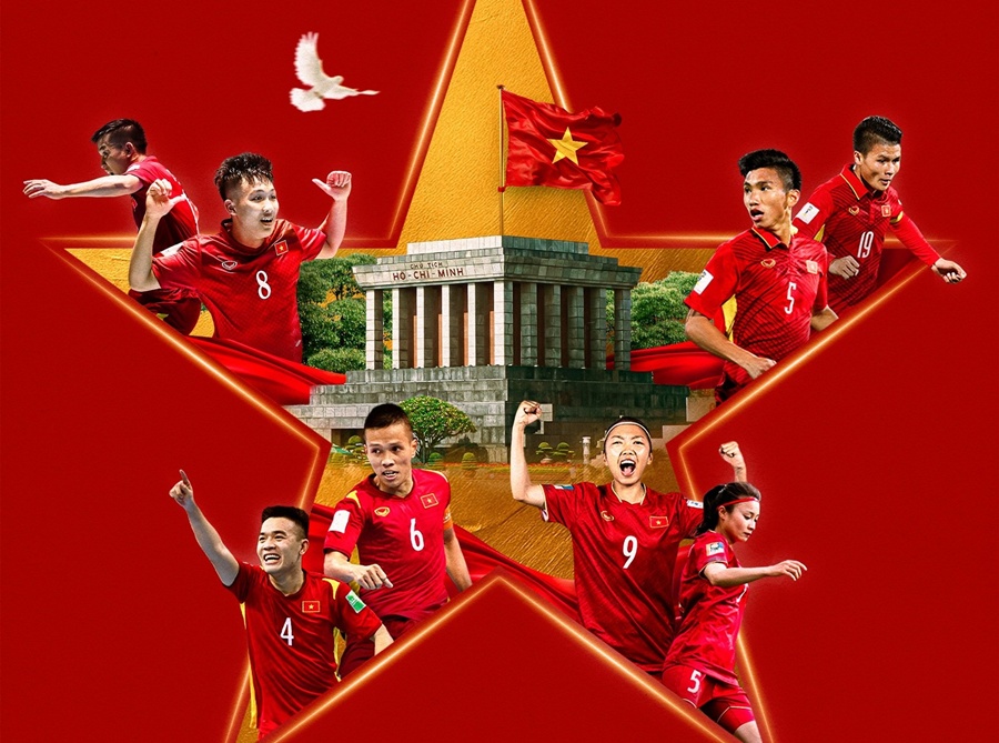 Bóng đá Việt Nam nhận lời chúc đặc biệt từ FIFA và AFC dịp Quốc khánh