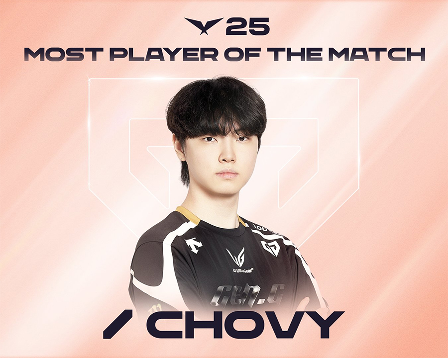 Kết quả LCK Awards 2025: Chovy gi&agrave;nh danh hiệu MVP