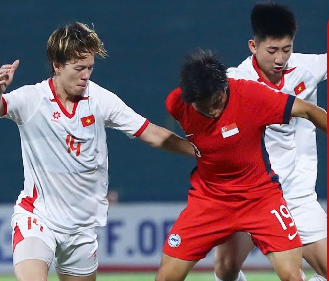 U23 Việt Nam thắng nhọc nhằn Singapore, rộng cửa đi tiếp ở v&ograve;ng loại U23 ch&acirc;u &Aacute; 2026