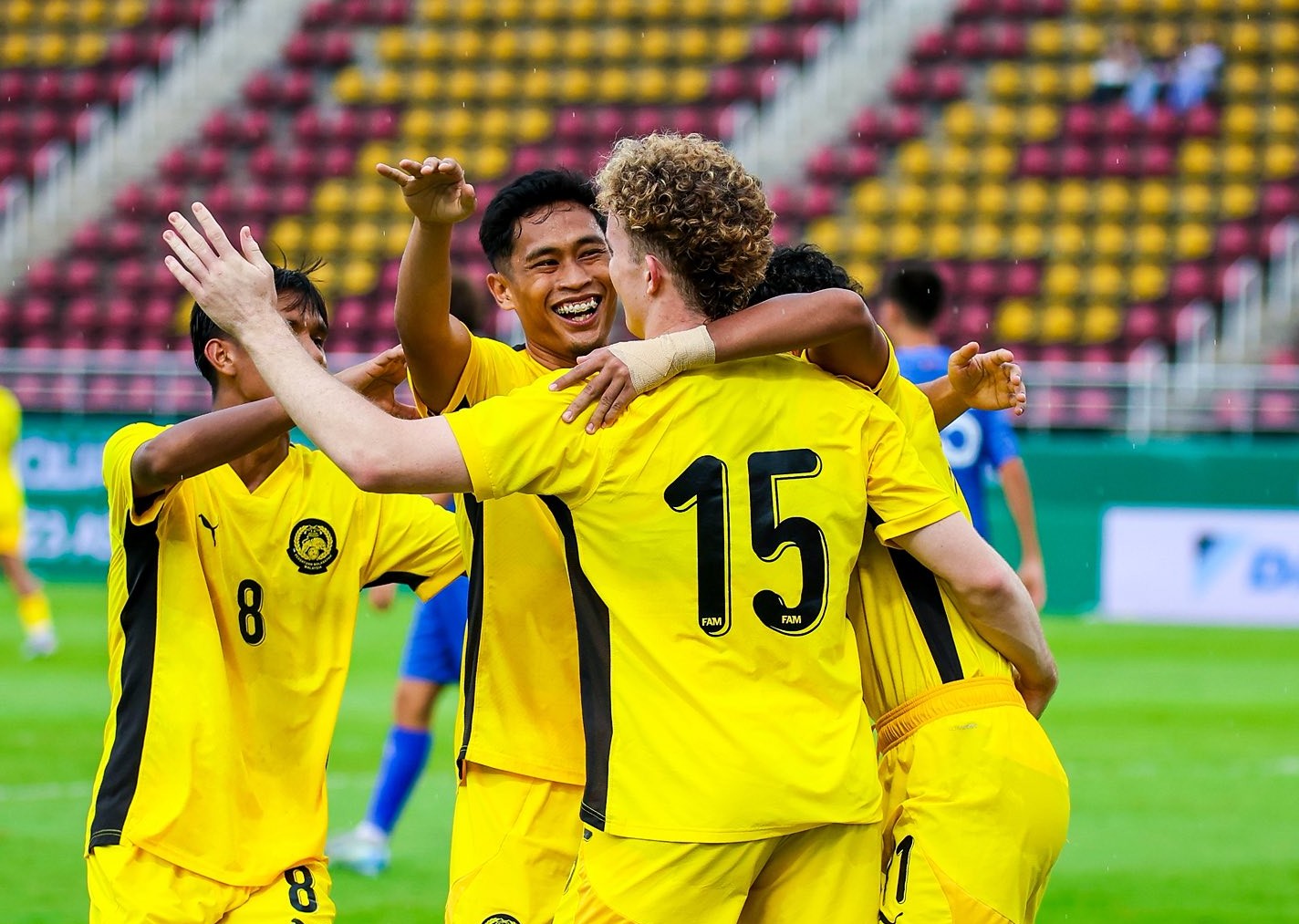 Sau nỗi đau Lebanon, U23 Malaysia bùng nổ với chiến thắng 7 sao