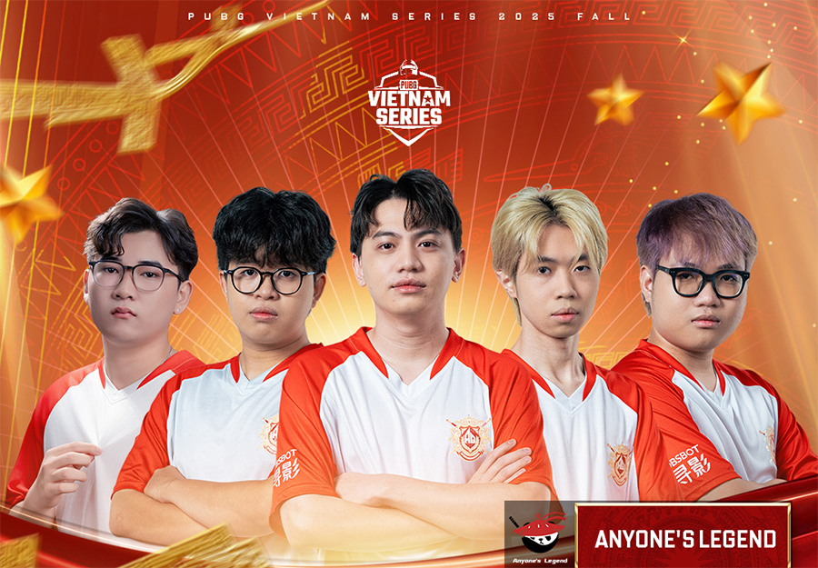Anyones' Legend v&ocirc; địch PUBG Vietnam Series 2025 Fall, Himass gi&agrave;nh MVP