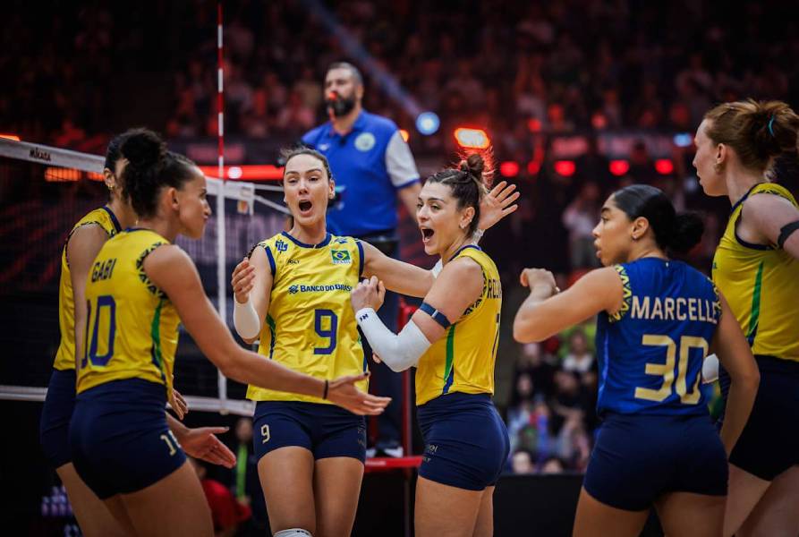 Đánh bại Nhật Bản sau 5 set, bóng chuyền nữ Brazil giành hạng 3 chung cuộc tại WCH 2025