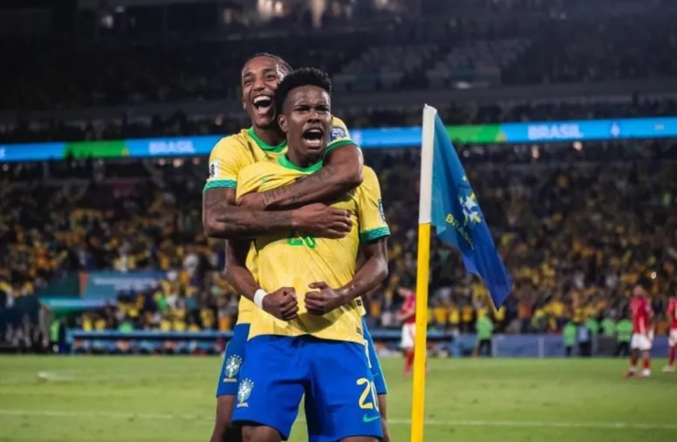 Estevao trở thành cầu thủ trẻ nhất ghi bàn cho Brazil trong lịch sử vòng loại
