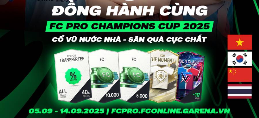 Code FCO từ giải đấu FC Pro Champions Cup 2025