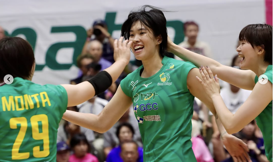 Thanh Thuý được trả về vị trí sở trường, toả sáng trong ngày ra mắt CLB Gunma Green Wings
