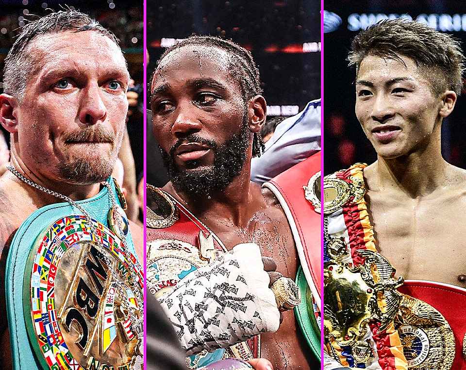 Tranh cãi vị trí võ sỹ boxing số 1 thế giới giữa Usyk và Crawford cùng Inoue