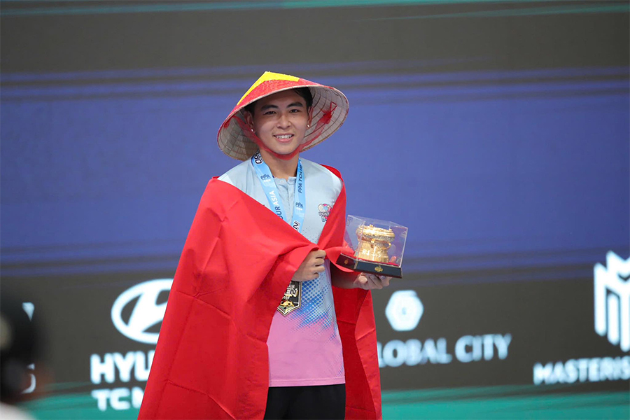 Phúc Huỳnh vô địch đơn nam PPA Tour Asia – Vietnam Cup 2025