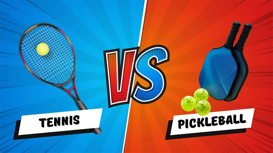 Sự khác biệt giữa Tennis và Pickleball Sự khác biệt giữa Tennis và Pickleball