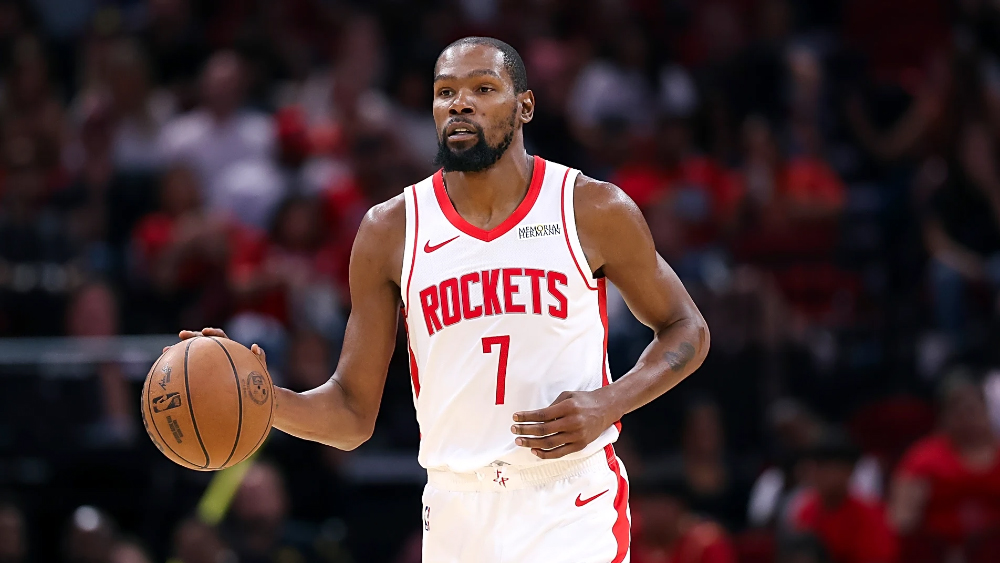 Kevin Durant bùng nổ trong ngày ra mắt Houston Rockets, hé lộ bộ ba siêu sao đầy hứa hẹn Kevin Durant bùng nổ trong ngày ra mắt Houston Rockets, hé lộ bộ ba siêu sao đầy hứa hẹn