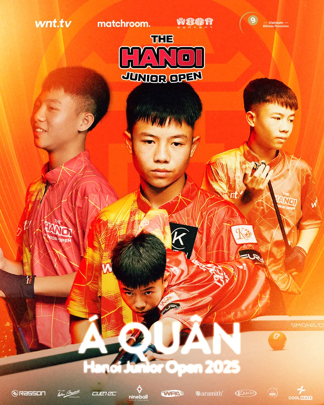 Cơ thủ trẻ Việt Nam làm nên lịch sử với danh hiệu Á quân Hanoi Junior Open 2025