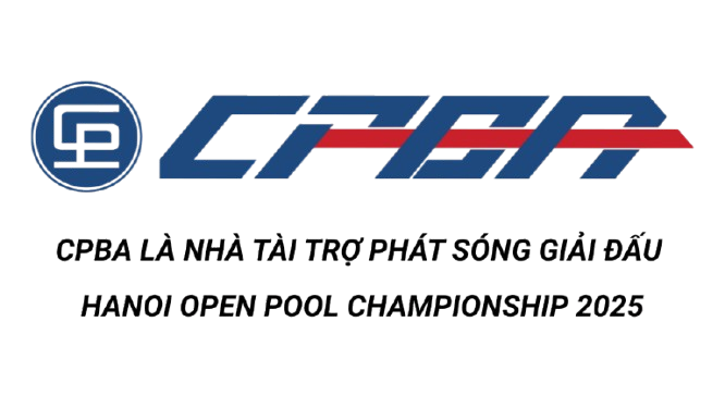 CPBA – Nhà tài trợ phát sóng chính thức của Hanoi Open Pool 2025