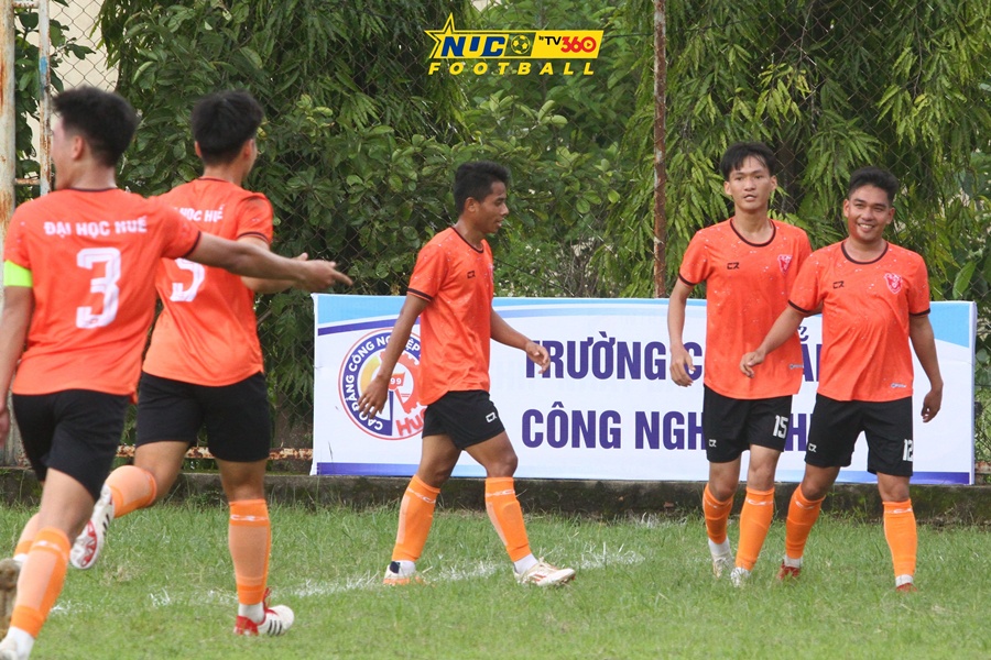 Bảng xếp hạng vòng loại giải bóng đá sinh viên toàn quốc 2025 – Cúp TV360: Khu vực miền Trung