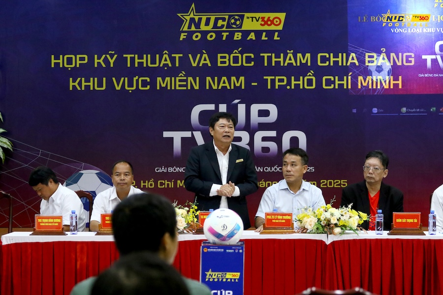 Bốc thăm chia bảng giải bóng đá sinh viên toàn quốc NUC 2025 khu vực phía Nam - Tp.Hồ Chí Minh