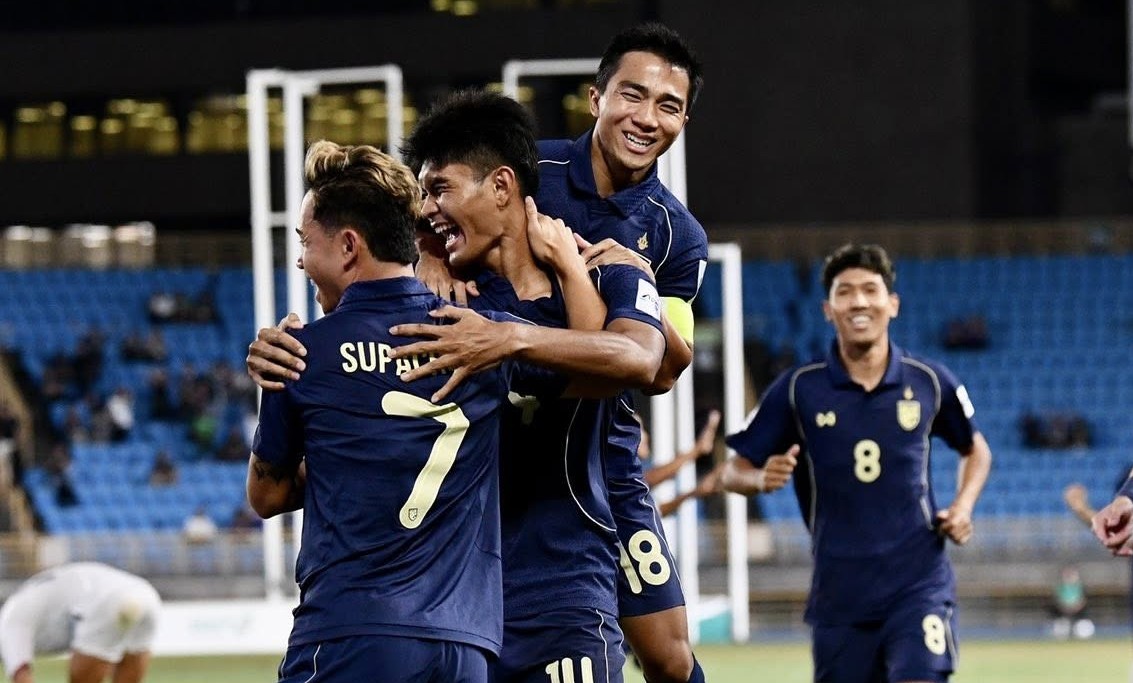 Th&aacute;i Lan thắng đậm nhất thời HLV Ishii, tr&agrave;n trề cơ hội dự VCK Asian Cup 2027