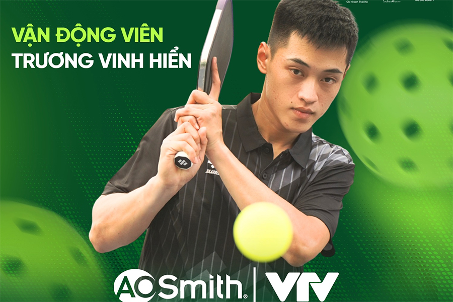 Trương Vinh Hiển: Sao trẻ đưa Việt Nam vươn tầm quốc tế g&oacute;p mặt tại VTV A.O. Smith Pickleball Open 2025