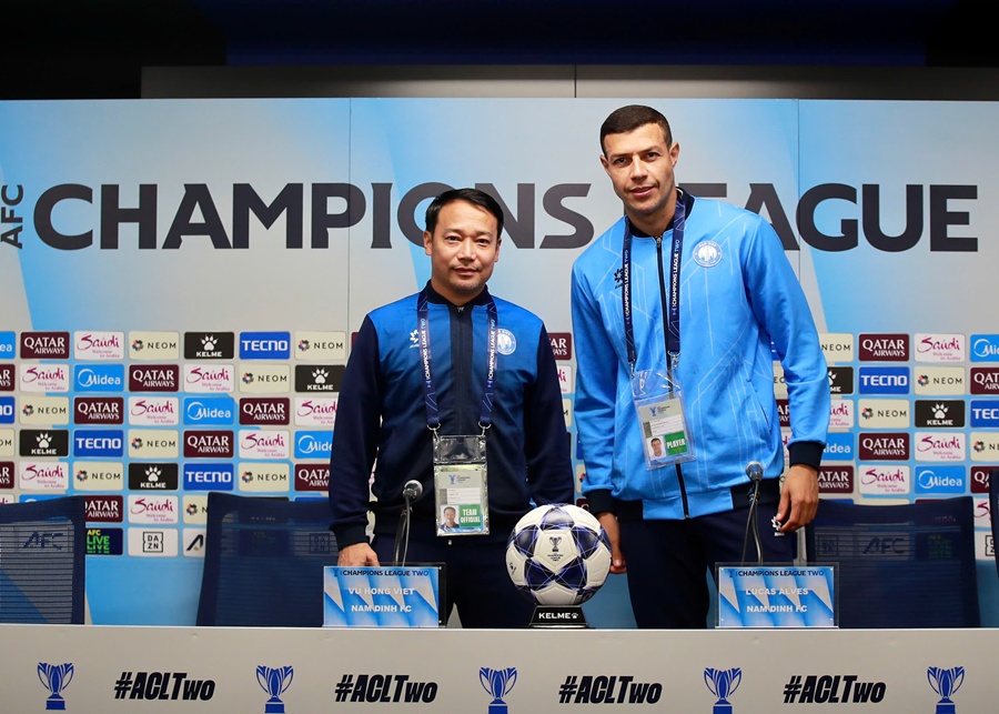Nam Định quyết chiến Gamba Osaka vì ngôi đầu bảng Cúp C2 châu Á
