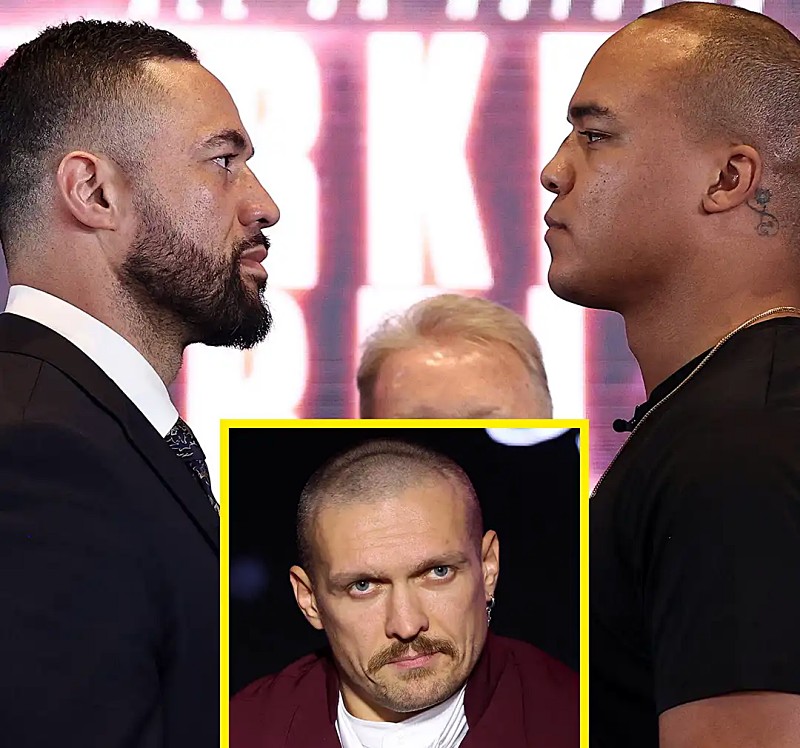 Usyk bị "cà khịa" trước màn so găng Joseph Parker vs Fabio Wardley