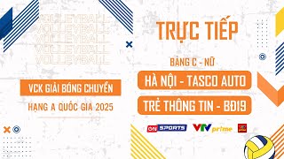 Link trực tiếp VCK bóng chuyền hạng A hôm nay: Hà Nội Tasco Auto vs Trẻ Binh Chủng Thông Tin - BĐ19